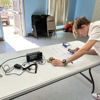 Alex KK7MPA Trying Out CW