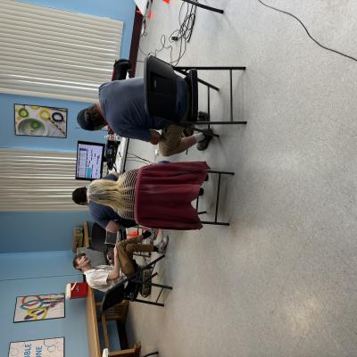 Mark and Victoria Listen while Paul Wraps Up the Pile-up 3